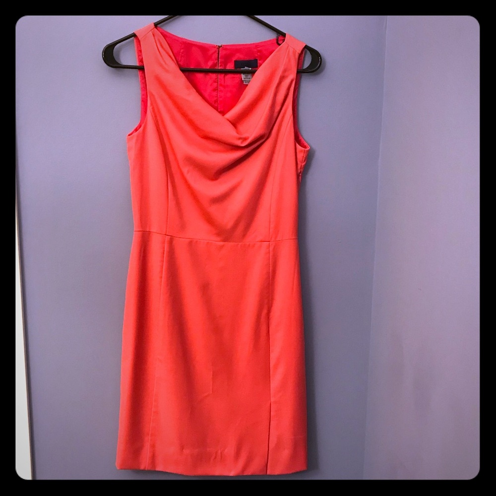Coral J Crew suiting dress